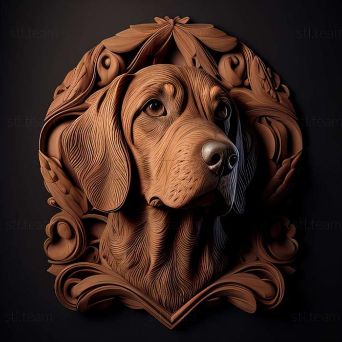 3D model The Estonian Hound dog (STL)